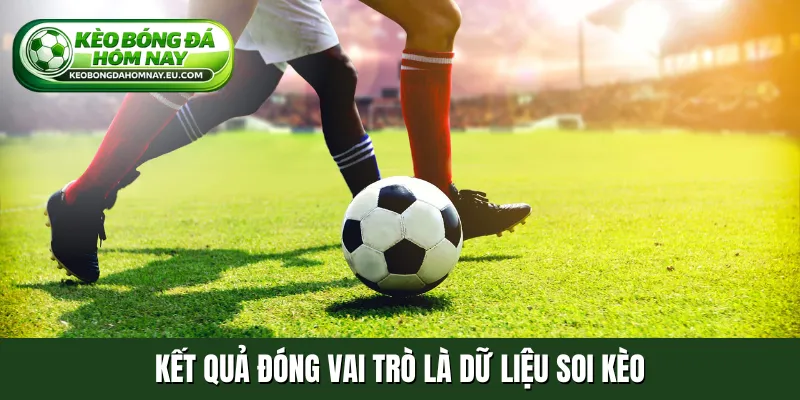 Kết quả đóng vai trò là dữ liệu soi kèo