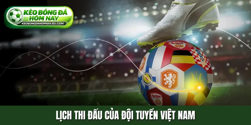 Lịch thi đấu của đội tuyển Việt Nam